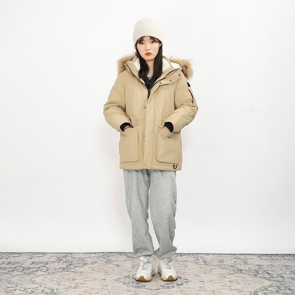 New MLB Down Jackets Unisex Sandy Brown 3ADJEC516-50SAS