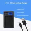 Rapid LP-E6 LCD USB Battery Charger for  EOS 5D Mark II, EOS 5D Mark III Camera Stay Powered for Travel