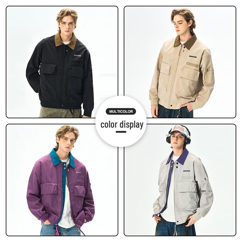 Mark Fairwhale Men's Retro Workwear Lapel Jacket