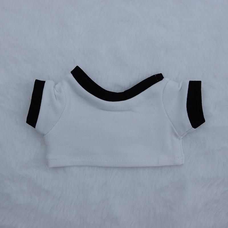 Versatile Color Block T-shirt for 10-20cm Cotton Doll Plush Toys