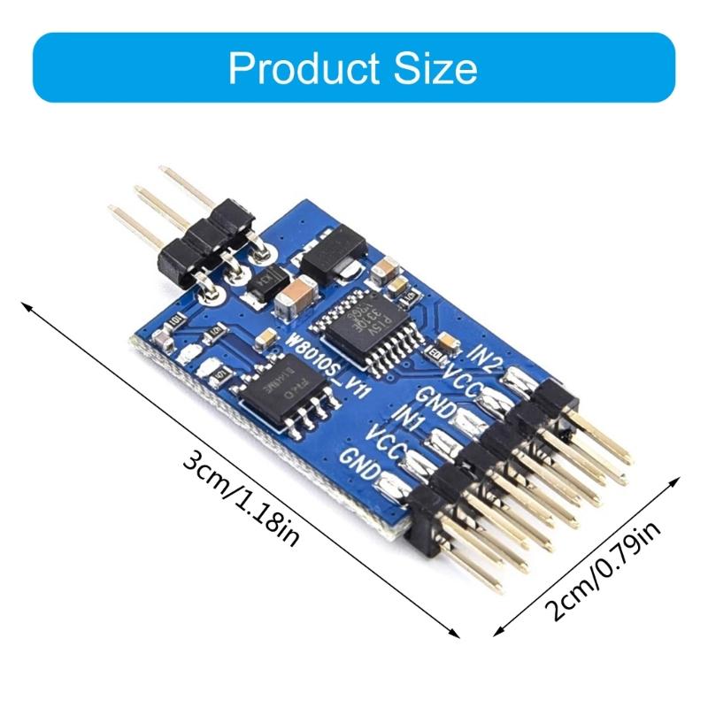 3 Way Video Switcher Module Video Switcher Module Blue 5.8Ghz 3Channel Video Switcher Unit For FPV Camera