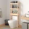 VidaXL Toilet Shelf 63x26x171 Cm Solid Pine Wood 824658