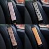 Plaid Car Seatbelt Shoulder Pad: High-Grade, Anti-Wear Fabric Protector for Vehicle Interior