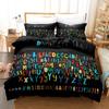 Set de lenjerie de pat Alphabet Lore Single Twin Full Queen King Size Set de pat Fete Băieți Dormitor Seturi de huse de pilotă Husă de pilotă anime