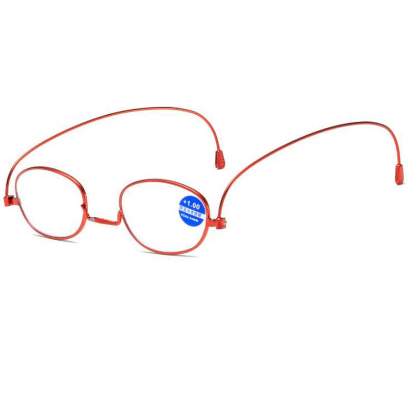 New Anti-Blu-ray Reading Glasses Paper Reading Glasses Lightweight 360 Degree Rotating Portable Folding Fashion Men s and Women +100
