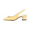 BARBARA Leather Square 5cm Women S Slingback Bbi201ye