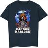 Koszulka Anime Kapitan Harlock Męska Bawełniana Krótki Rękaw Koszulka Hip Hopowe Koszulki Fajne Góry Harajuku Streetwear Fitness