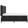 Box Spring Bed with Mattress Black 200 X 200 Cm Velvet
