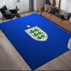 England National Men's Football Team3 Flannel Pattern Square Carpet,Area Rug,Carpet Rug for Living Room Bedroom Sofa Playroom Decor,Non-slip Floor Mat