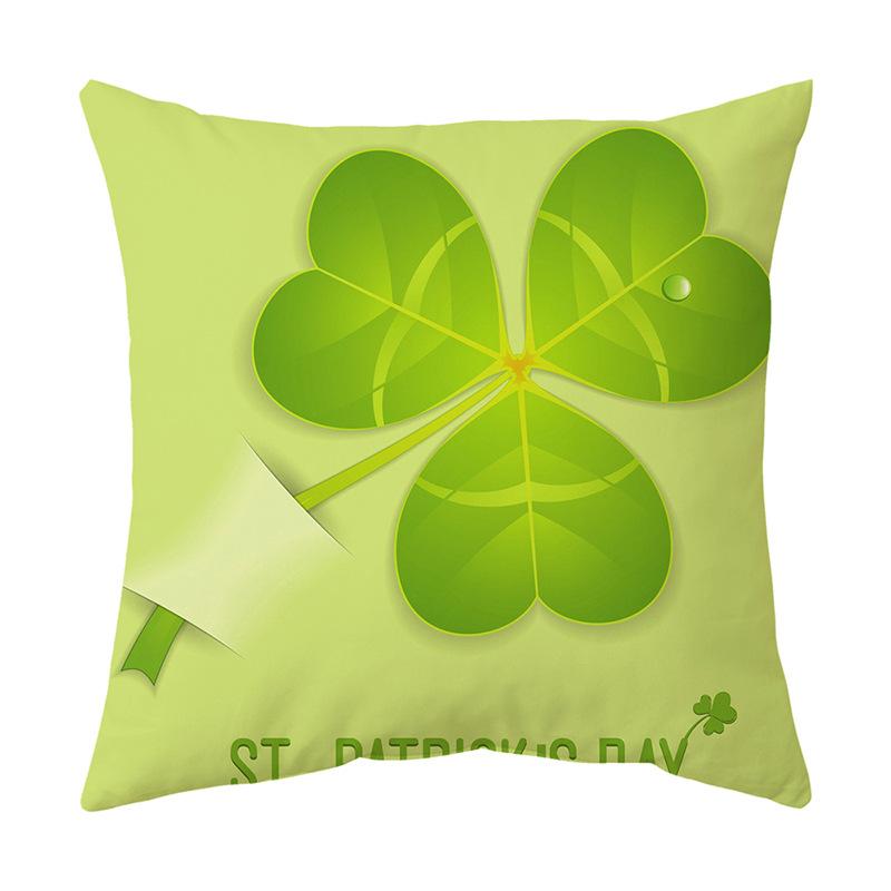 Cushion Pillow Cover Printed Cushion Cover St. Patrick's Day Gift