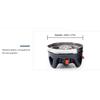 APG Portable 1400ml Cooking System Outdoor Hiking Camping Stove Heat Exchanger Pot Propane Gas Burners
