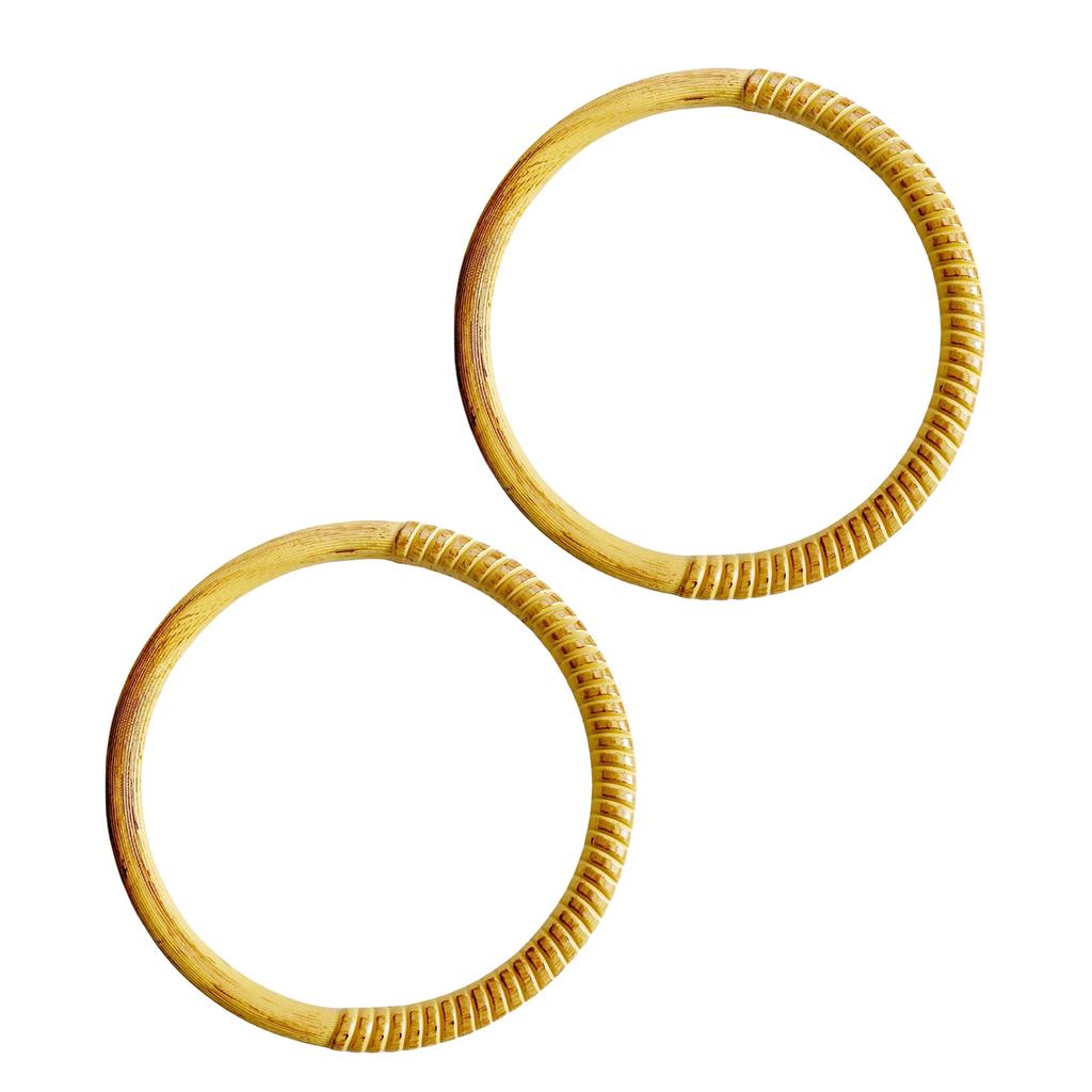 2pcs Friendly Replacement Decorative Handle Plastic Hand Grip Replacement Accesories For Handbag Bags And Gifts