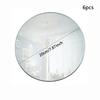 Runtow 6pcs 10/20/30cm Acrylic Round Mirrors For Wedding Centerpieces Table Decor ,Baby Shower Birthday Party Table Decor