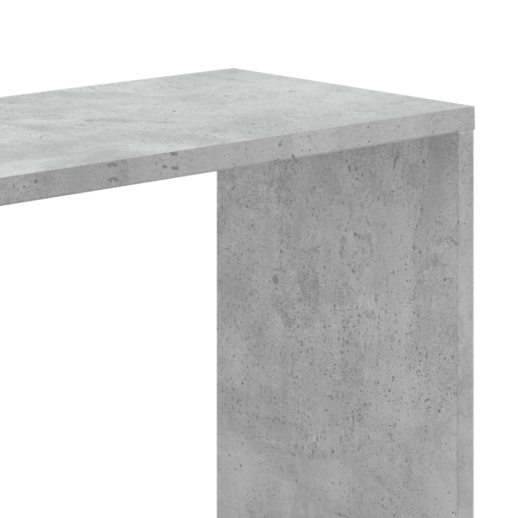 Bookshelf 5 Shelves Concrete Grey 80.5 x 23.5 x 162.5 cm Engineered Wood