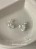 S925 Sterling Silver Petal Stud Earrings: Elegant & Fashionable Flower Design for Women