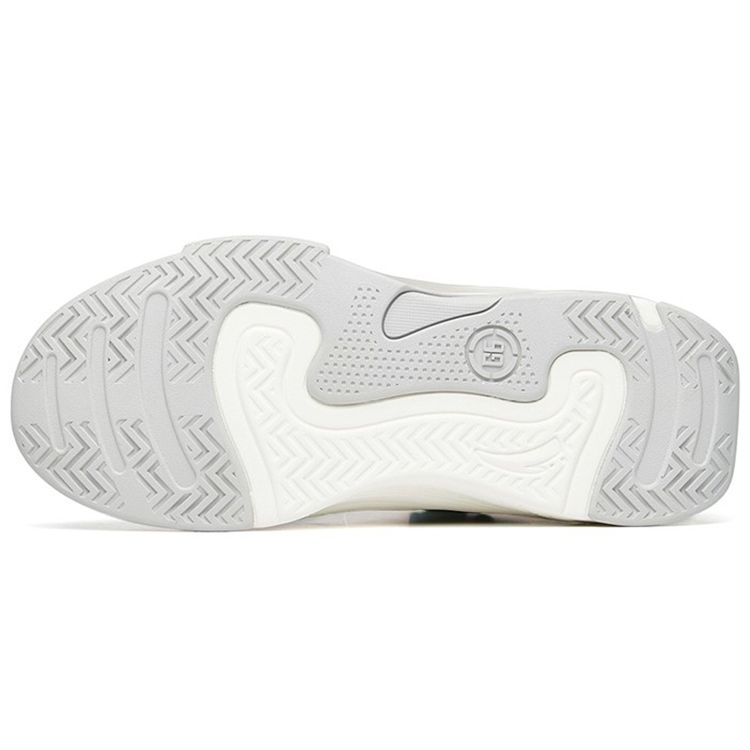 Anta G6 Comfortable Durable Mid-Top Sneakers Men Sneakers White Gray Black 112218082-3