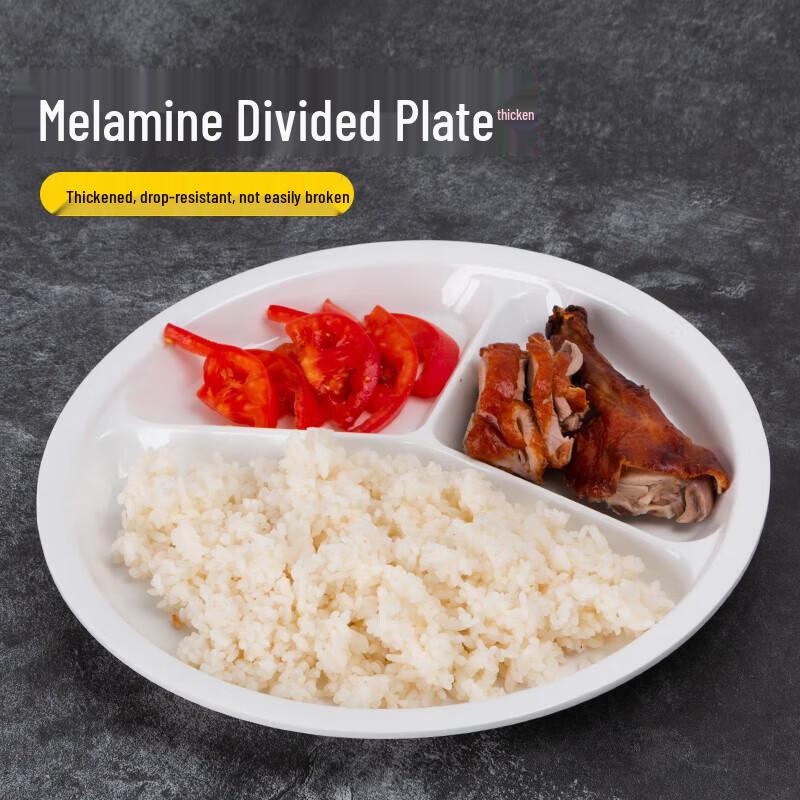 Melamine Divided Canteen Tray
