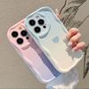 Pink Blue Love Applicable Apple 15 Mobile Case 17 AIR All Inclusive IPhone 16 Promax New Model 13 All Inclusive 14