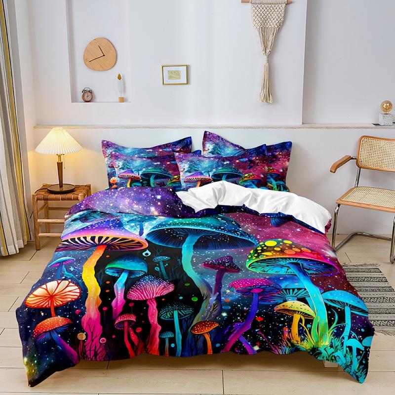Fashion Technology Printing, 3D Digital Printing, Bedding, Duvet Covers, Pillowcases, Three-piece Sets