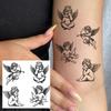 1 Sheet Butterfly Family Angel Dandelion Temporary Tattoos For Adult Hands Arm, Fake Tattoo Stickers Realistic Tatoos Last Long