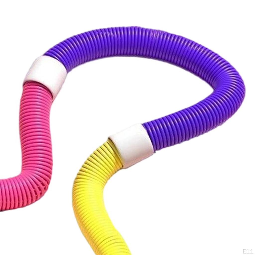 160cm PVC Comfortable Foldable Weighted Fitness Hoop for Indoor And Outdoor Use, Ideal