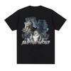 Wolf Ripping Meme Alpha WolfWerewolf Literally Me Graphic T-shirt Harajuku Streetwear Plus-size T-shirt Street Wear Tops