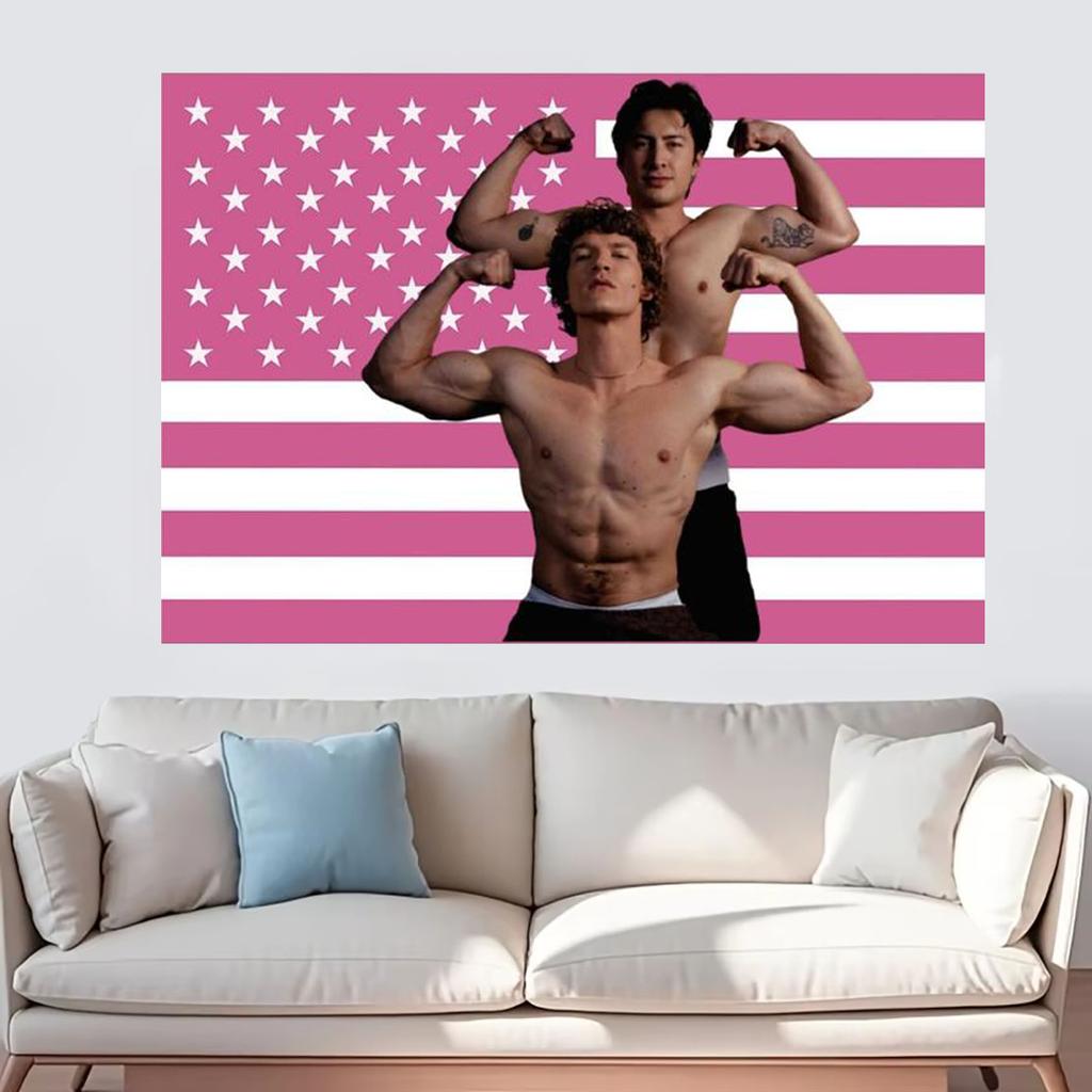 1Pc Vintage Heated Rivalry Tapestry  Retro Game Day Sports Flag for Bedroom Dorm Wall Decor