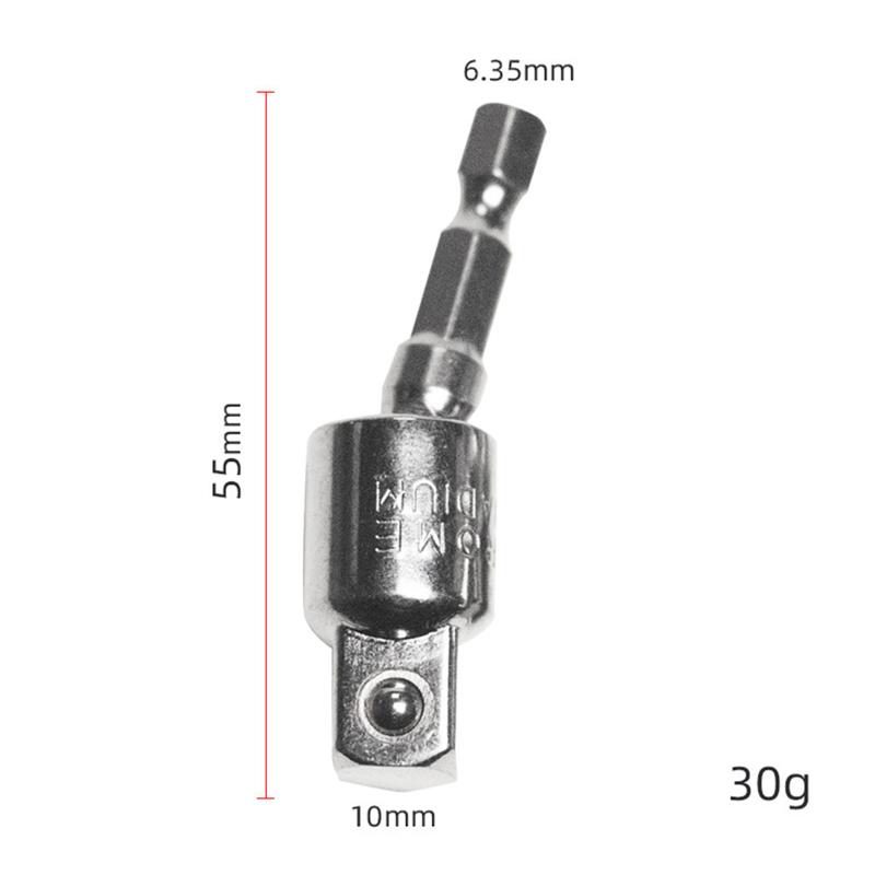 360 Degree Hand Drill Conversion Head 1/4"3/8"1/2" Hexagonal Shank To Quadrilateral Socket Universal Joint Rod Driver Connector