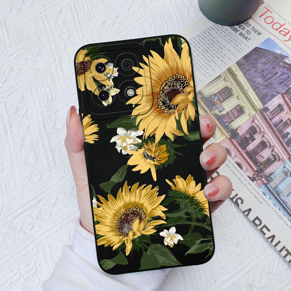 For Honor X8a X8b Cases Cute Dinosaur Leopard Print Liquid Silicone Protective Cover For Honor X8A Honor X8B 6.7 Inches Fundas