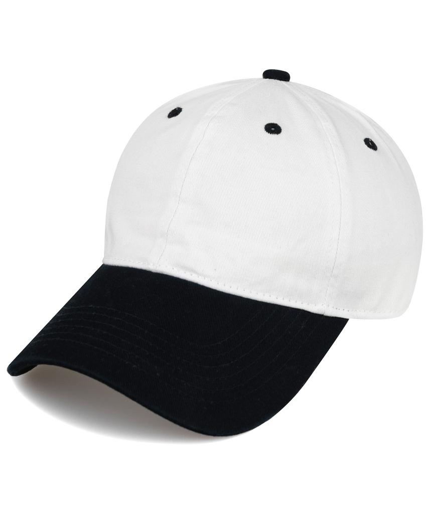 Chaebteo Casual Two-Tone Ball Cap-Navy