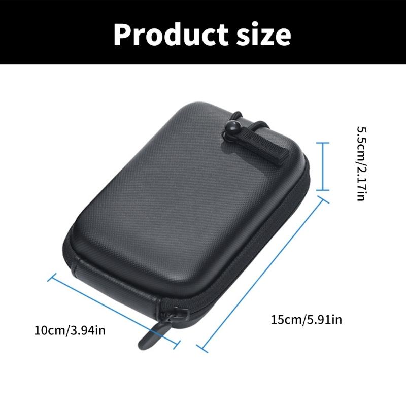 Golfing Rangefinder Carrying Bag with Carabiner Belt Clip Water Resistant Hard Storage Holder Case