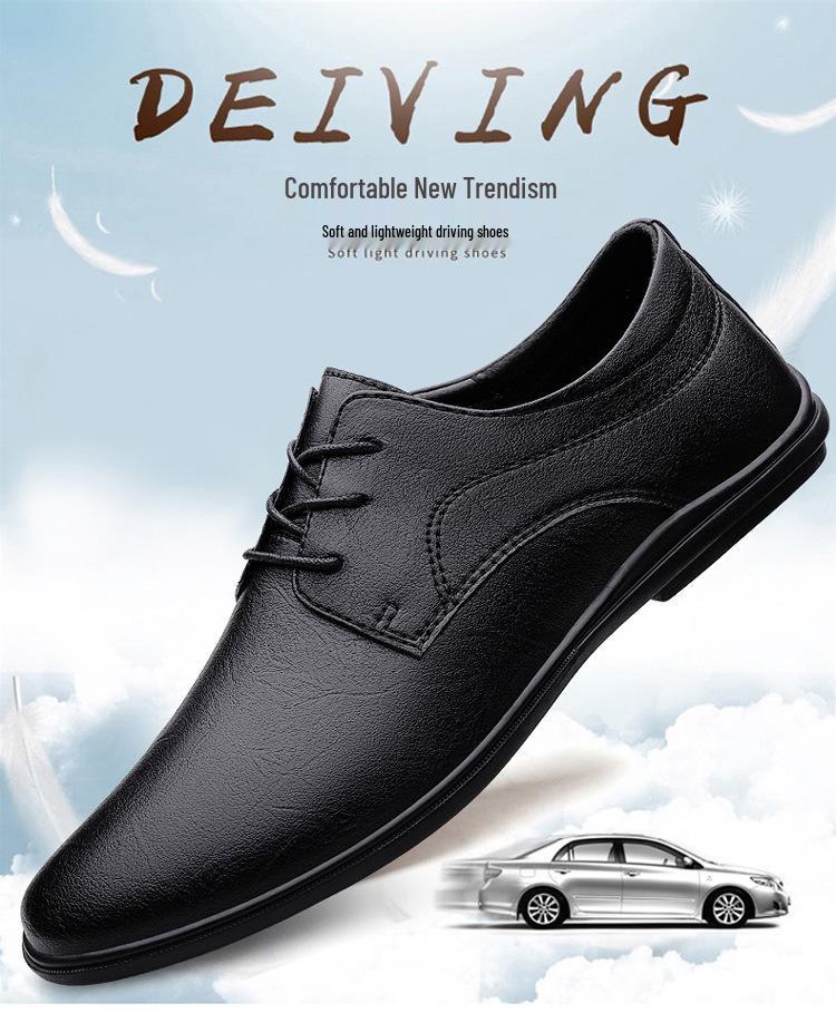 Men's Versatile Cowhide Loafers - Casual and Formal Spring Leather Shoes