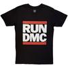 Run Dmc Logo Short Sleeve Unisex T-shirt, Black, X-Large