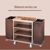 Double-Sided Hotel Cleaning Service Cart