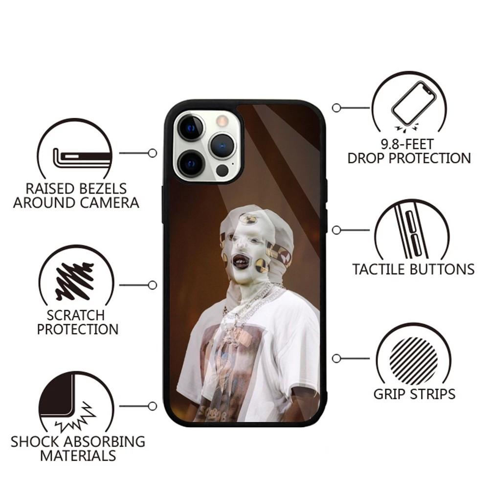 Rapper ASAP Rocky Handyhülle Für iPhone 16,15,14,13,12,11,Plus,Pro,Max,Mini Magsafe Magnetische Kabellose Ladung