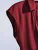 Damen Satinhemd Winter 2025: Europäisches & Amerikanisches Schnür-Elegantes Professionelles Oberteil
