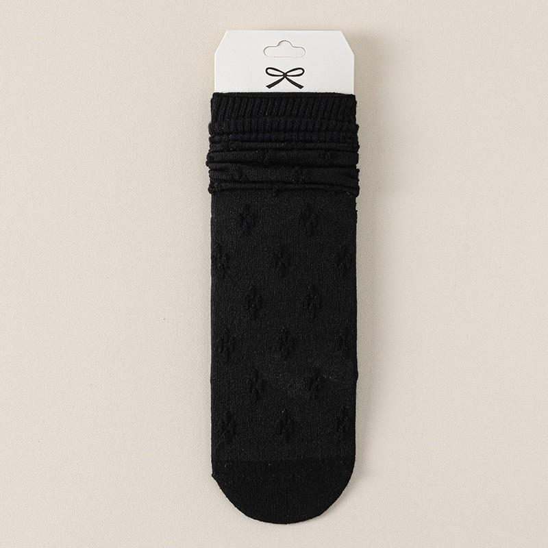 Socks Men'S Pure Cotton Low-Top Medium Tube Socks Sweat-Absorbing And Deodorant Sports Socks Trend Letter Men'S Cotton Short Tube Socks