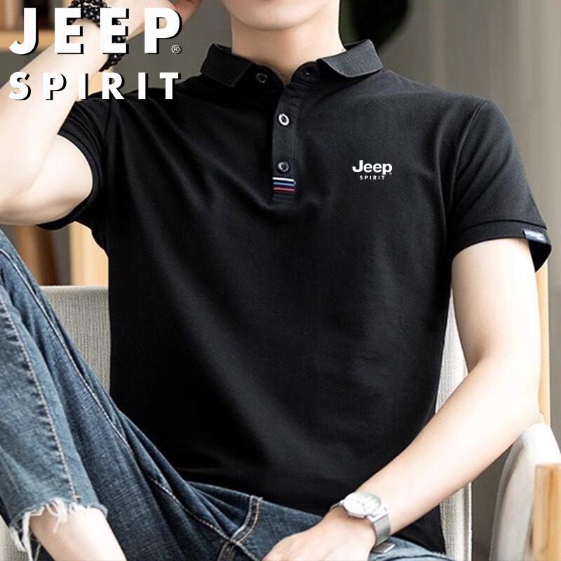 

JEEP SPIRIT Men s Short Sleeve Polo Shirt L