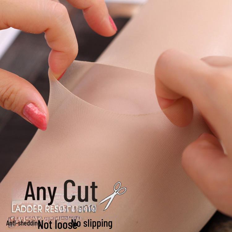 Pineapple Pattern Transparent Thin Socks for Women - Invisible, Plus Size, Elastic, Summer Pantyhose