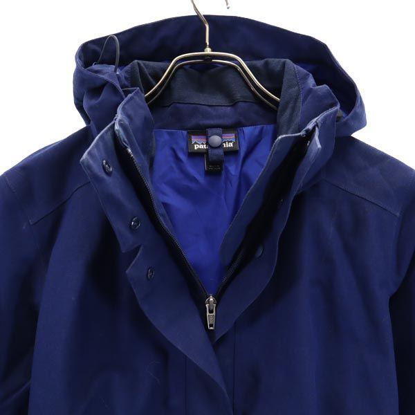 Patagonia All'aperto FA16 Giacca Lunga con Cappuccio XS Blu Navy Donna Usato