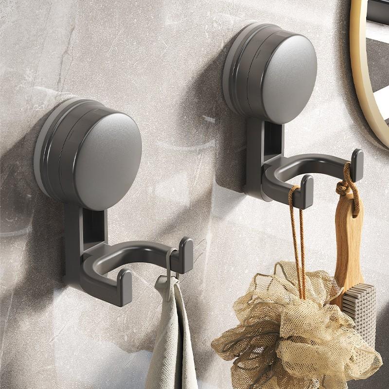 Ganchos de Ventosa a Vácuo - Sem Perfuração - Cabides Adesivos para Parede sem Danos para Banheiro, Cozinha, Parte de Trás da Porta e Chuveiro, Ganchos de Utilidade Fortes