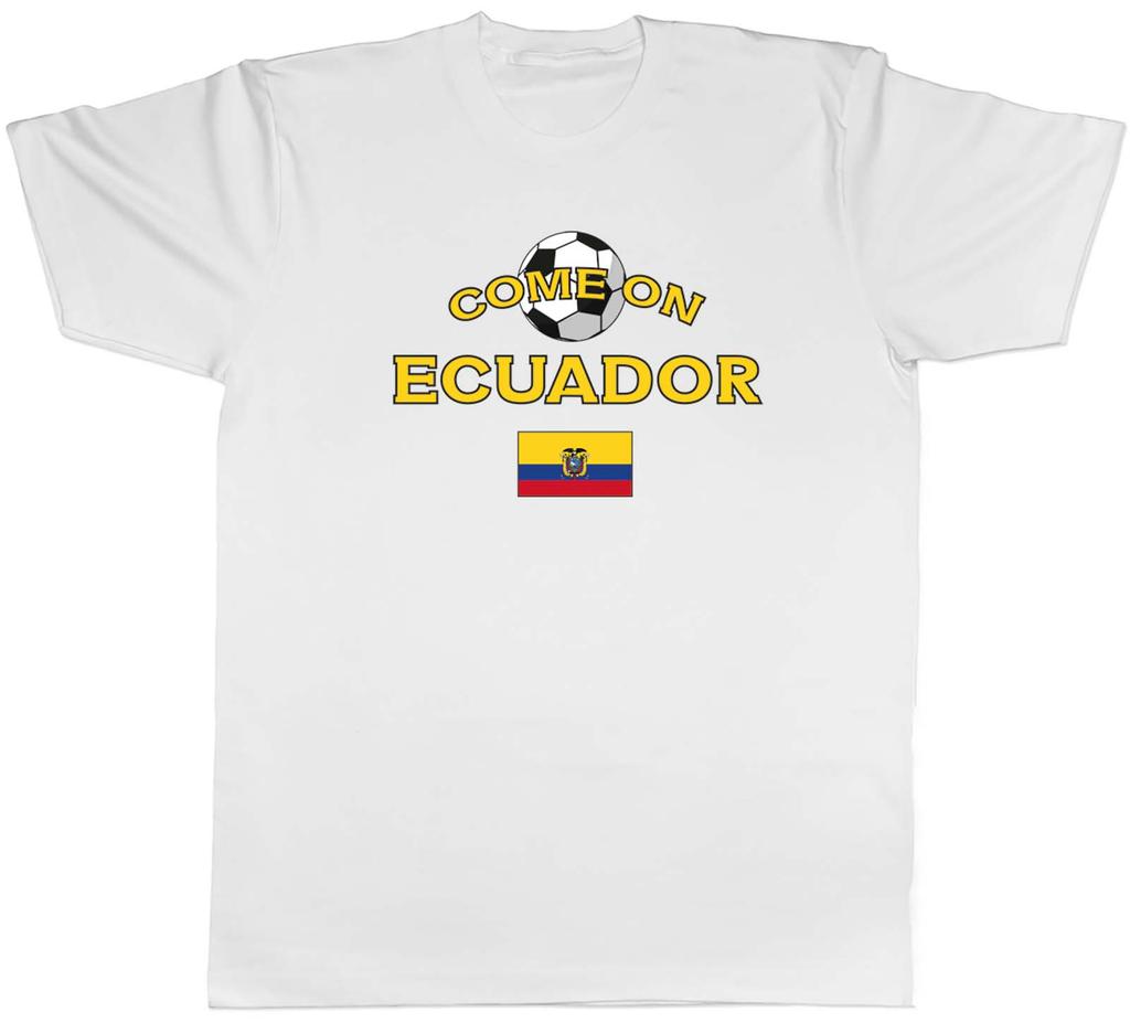 Unisexs T Shirt Ecuador Football Come On Sports Unisex Tee Gift