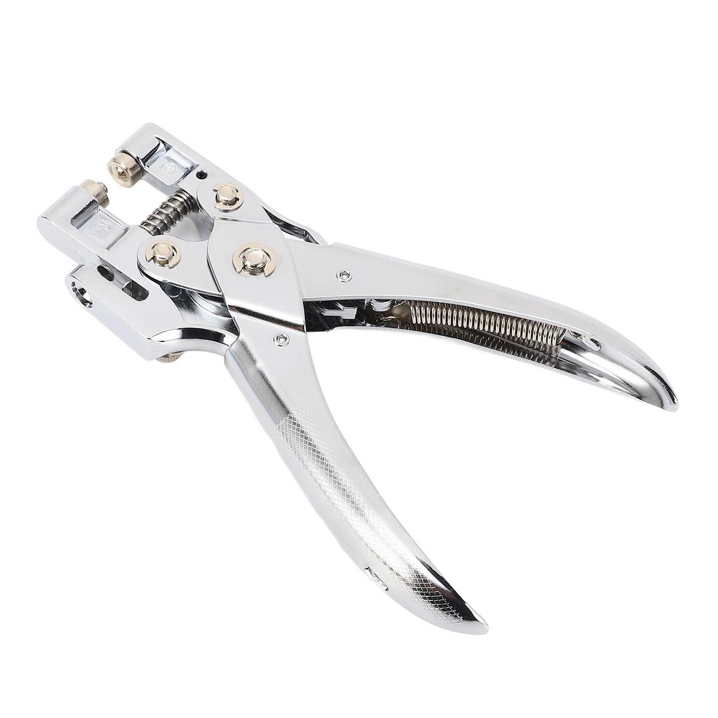 5mm Single Hole Puncher Eyelet Grommet Handheld Punching Tool A4 Paper 30 Sheets Capacity