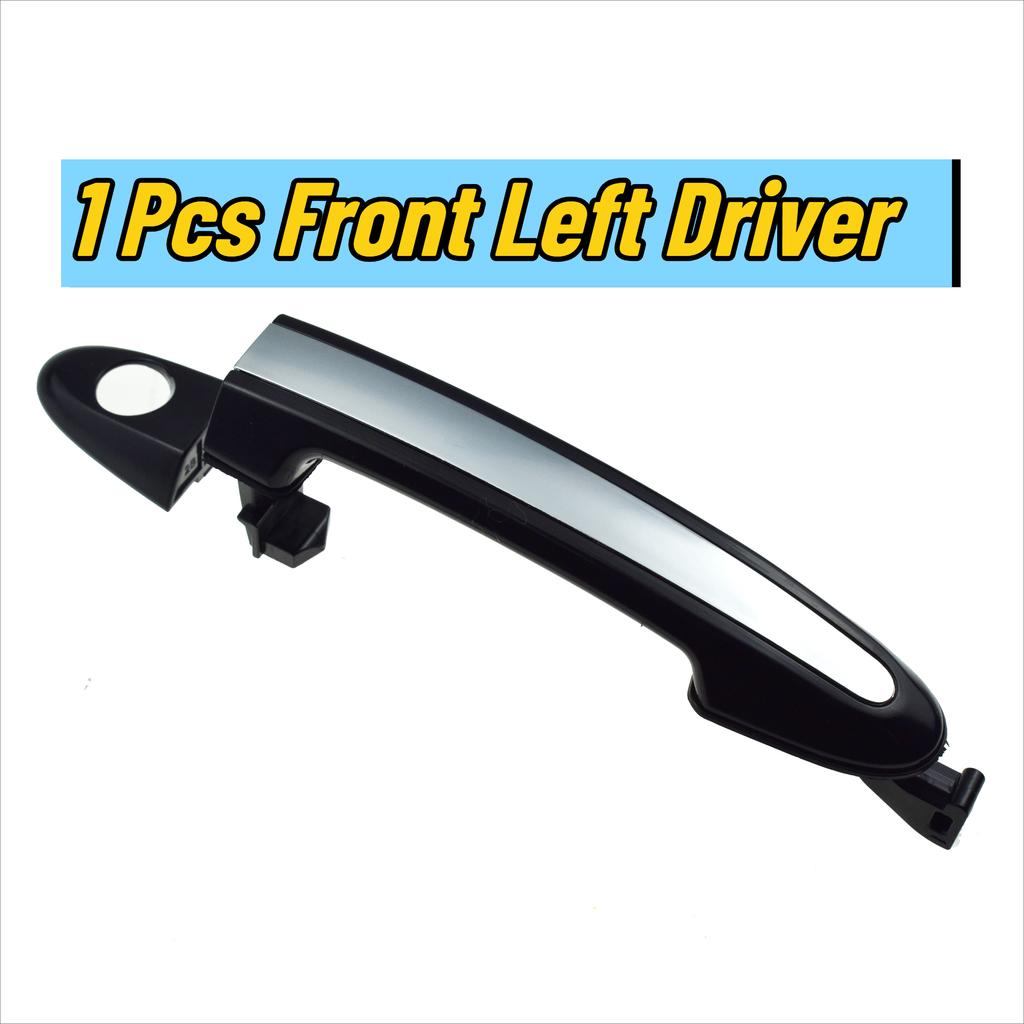 1/2/4 Pcs Outside Door Handle w/ Chrome For Hyundai Santa Fe 2.4L 3.5L 2007 2008 2009 2010 2011 2012 Front / Rear Left or Right