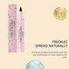 Zephoco Deep Brown Natural Freckle Pen Pseudo Freckle Makeup Smooth Brushwork Quick Drying Seal Design Style Versatile