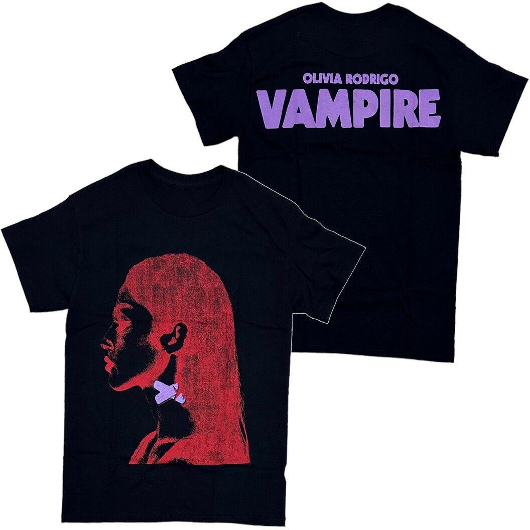 Olivia Rodrigo Officially Licensed Vampire Tonal Tee T-Shirt in Black M