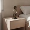 Freestanding Metal Circle Sculpture Minimalistic for Office