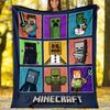 1pc Pixel games Theme Blanket - Digital Print, Polyester, Cozy for All Seasons, Perfect for Outdoor, and Travel