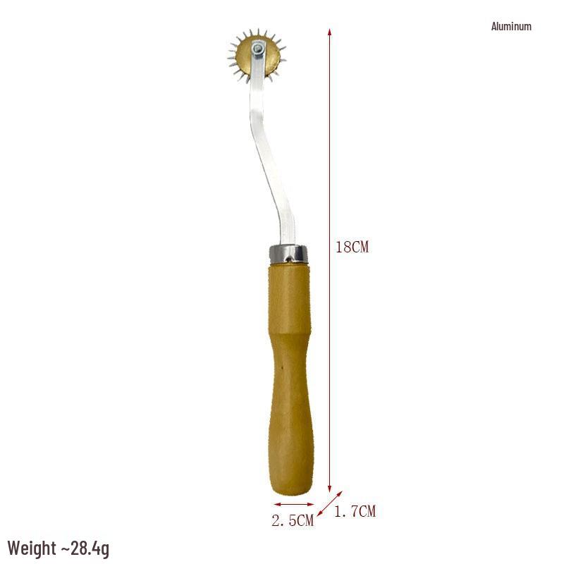 

Wooden Handle Sewing and Leather Marking Wheel Marking Wheel