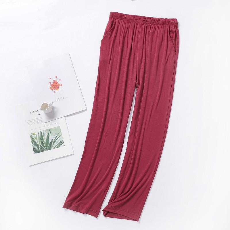 New Men's Modal Trousers Thin Section Spring and Summer Home Pants Men's Plus Size Home Pants Casual Trousers Pajama Pants